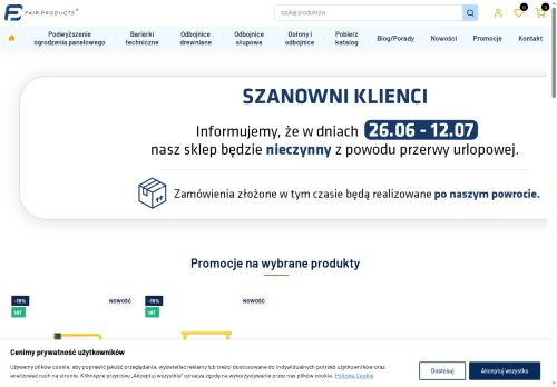 FAIR PRODUCTS SPÓŁKA Z OGRANICZONĄ ODPOWIEDZIALNOŚCIĄ